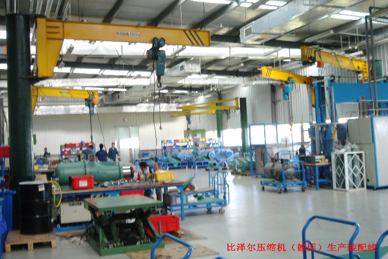比澤爾壓縮機(jī)（德國）生產(chǎn)裝配線