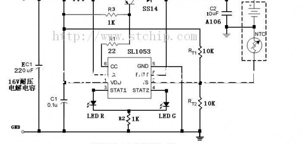 電子煙充電電路圖